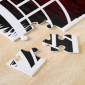 赤い花 ジグソーパズル (側面)