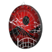 赤い花 ダーツボード (正面右)