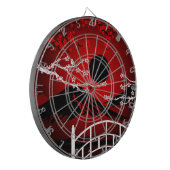 赤い花 ダーツボード (正面左)