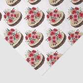 赤い花(デザイン36赤シリーズ) 薄葉紙 (詳細)