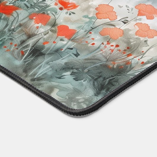 赤い花 デスクマット (コーナー)