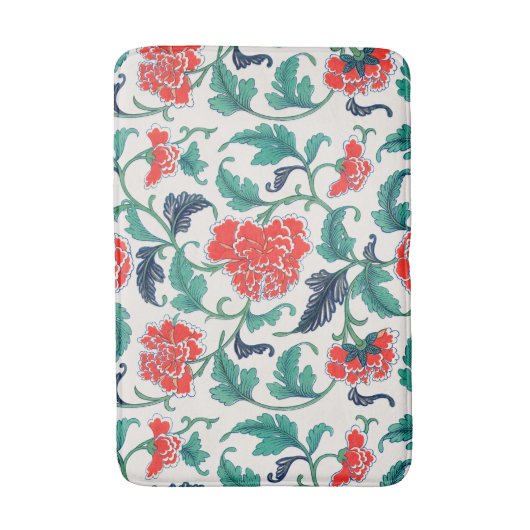 赤い花 バスマット (正面縦)