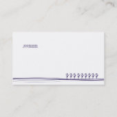 赤い花-ビジネス 名刺 (裏面)