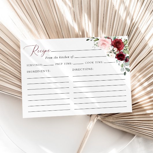 赤い花、ピンクの花、ブライダルシャワーレシピ