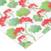 赤い花（ペラゴニウム） テーブルクロス (アングル)