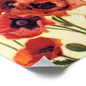 赤い花 ポスター (角)