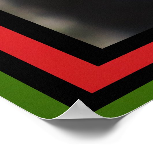 赤い花 ポスター (角)