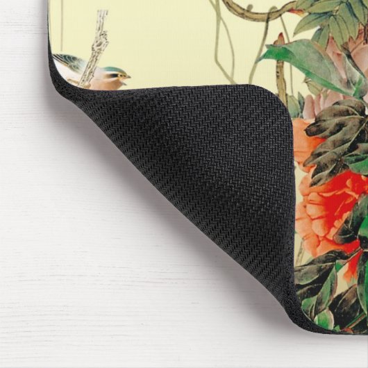 赤い花 マウスパッド (コーナー)