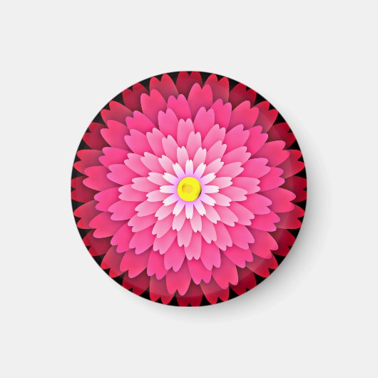赤い花 マグネット (正面)