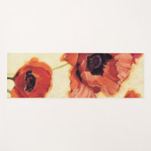 赤い花 ヨガマット (正面(横))