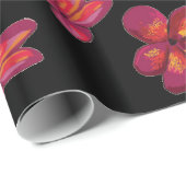 赤い花 ラッピングペーパー (ロールコーナー)