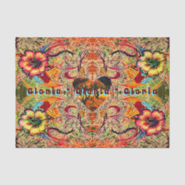 赤い花、暗いハートビクトリアンファンタジー 薄葉紙