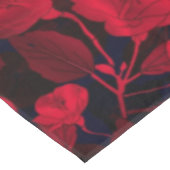 赤い花(黒) テーブルクロス (アングル)