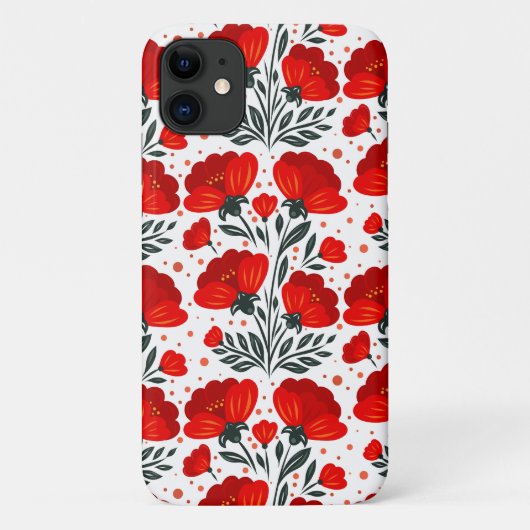 赤い花 Case-Mate iPhoneケース (裏面)