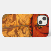 赤い花 I iPhoneケース (裏面横)