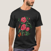 赤い花 Tシャツ (正面)