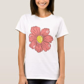 赤い花 Tシャツ (正面)