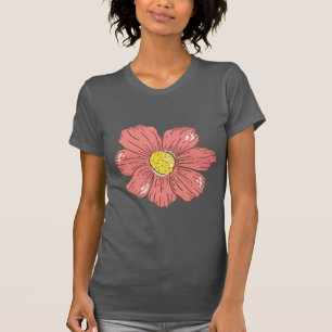 赤い花 Tシャツ