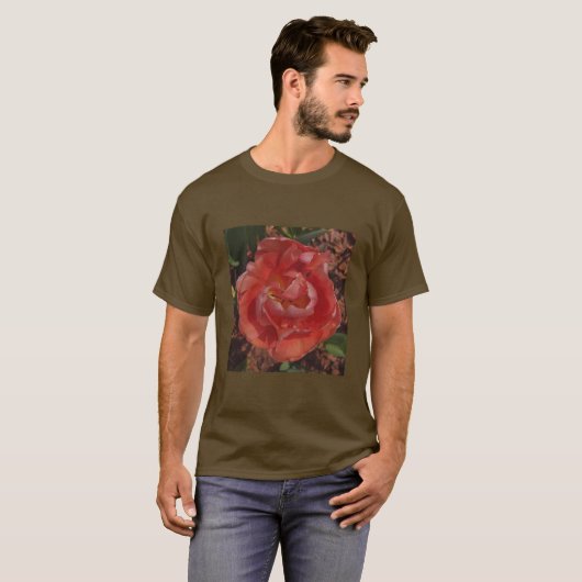 赤い花 Tシャツ (正面フル)