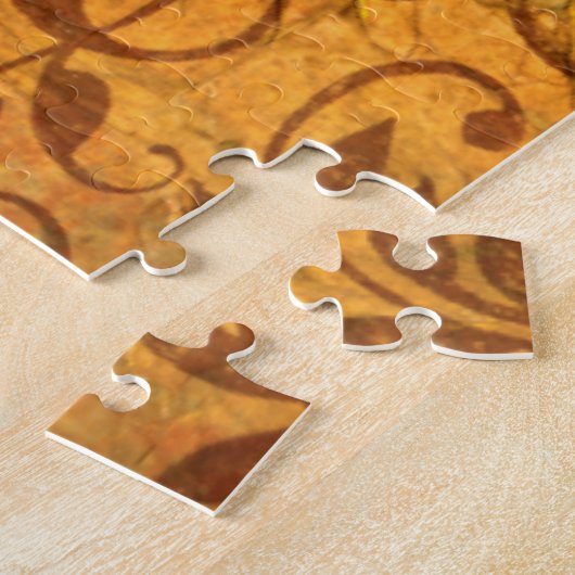 赤い花I ジグソーパズル (側面)