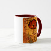 赤い花I マグカップ (正面右)