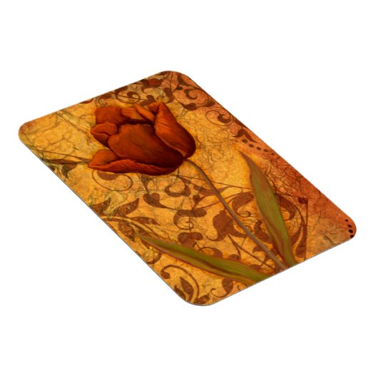 赤い花II マグネット (右側)