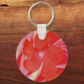 赤い花Keychain キーホルダー (正面)