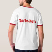 赤い芽のライダー Tシャツ (裏面)