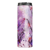 赤い芽の水色の暗い枝 タンブラー (裏面)