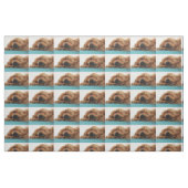 赤い英国のコッカースパニエル2.png ファブリック (ファットクウォーター)