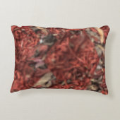 赤い茂み アクセントクッション (裏面)