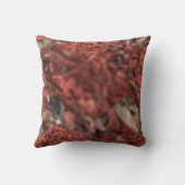 赤い茂み クッション (裏面)