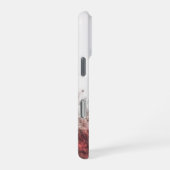 赤い草原のアライグマ iPhoneケース (右側面)