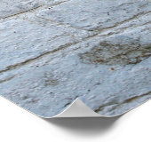 赤い落書きハート ポスター (角)