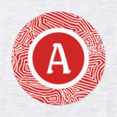 赤い落書き印刷ラベル ラベル (デザイン1)