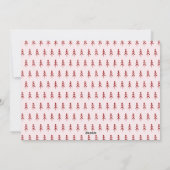 赤い落書き 楽しい写真 クリスマス (裏面)