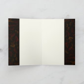 赤い葉を通した日曜日 カード (内部)