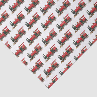 赤い蒸気機関車 薄葉紙