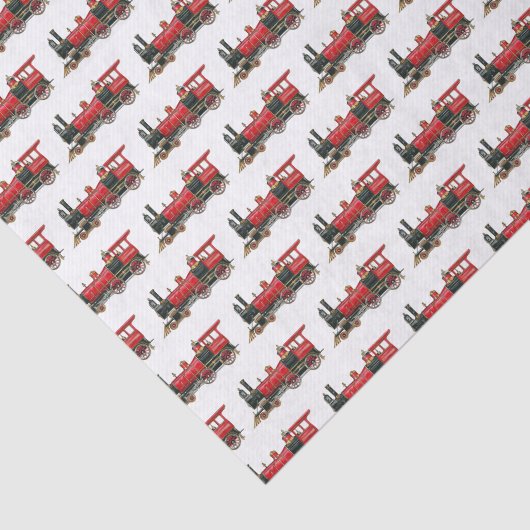 赤い蒸気機関車 薄葉紙 (詳細)