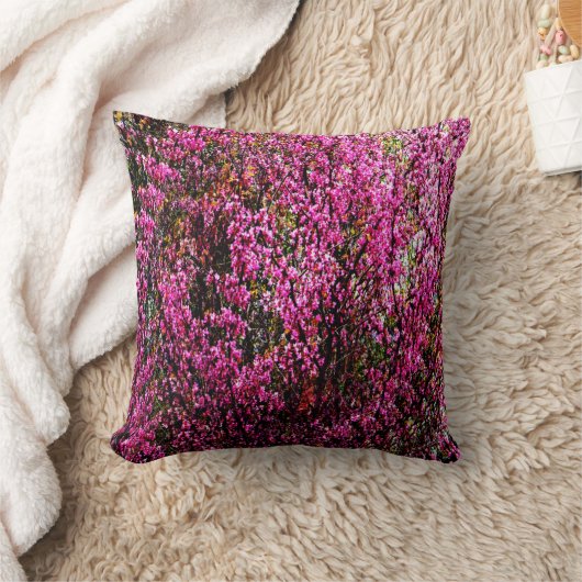 赤い蕾の花…..... クッション (ブランケット)