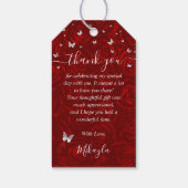 赤い薔薇と銀の王冠 感謝の気持ちです ギフトタグ (裏面)