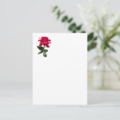 赤い薔薇 ポストカード (スタンド正面)