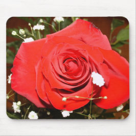 赤い薔薇 マウスパッド