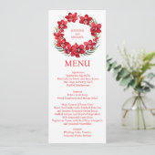 赤い蘭のメニュー結婚のメニュー メニュー (スタンド正面)