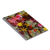 赤い蘭。 ノートブック (右側)