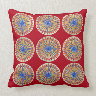 赤い虹 クッション