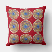 赤い虹 クッション (裏面)