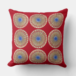 赤い虹 クッション