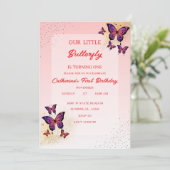 赤い蝶の誕生日招待状 招待状 (スタンド正面)