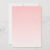 赤い蝶の誕生日招待状 招待状 (裏面)